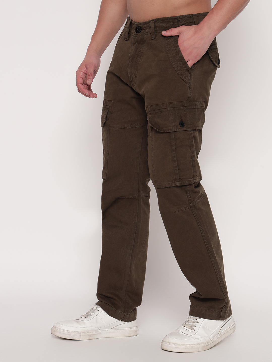 SJ VINTAGE BROWN WASH CARGO