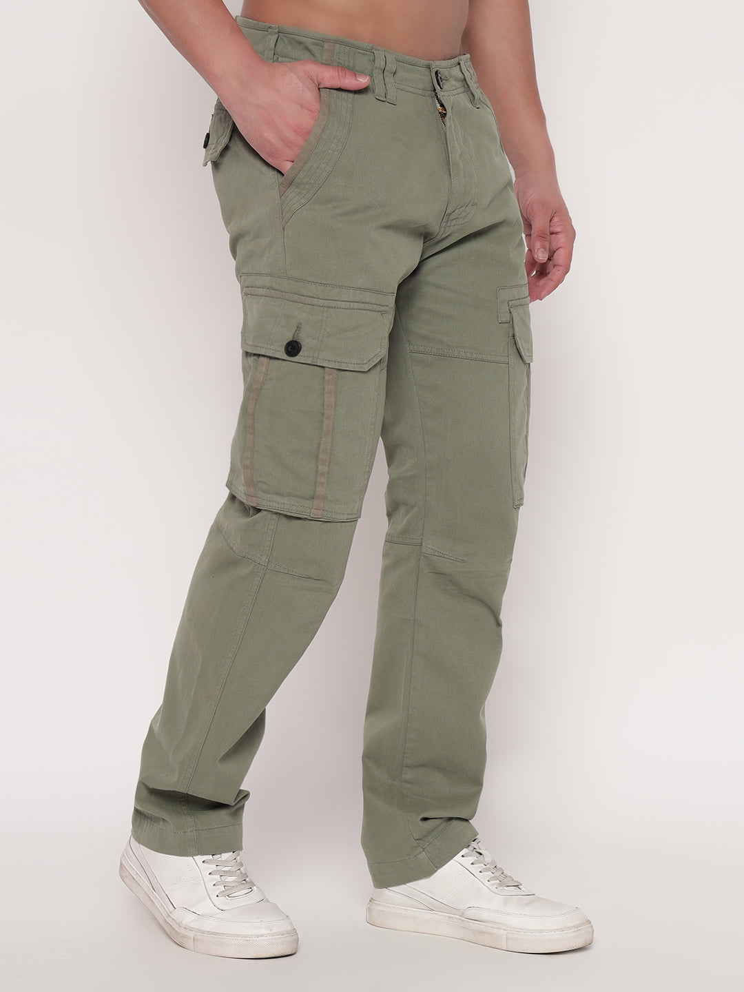 SJ VINTAGE GREEN WASH CARGO