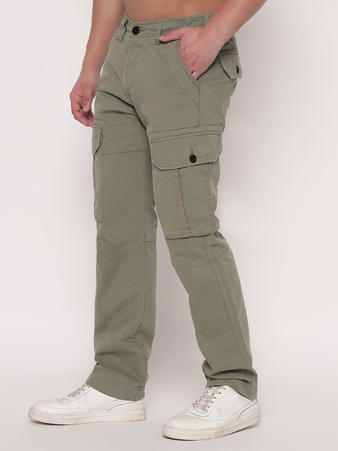 SJ VINTAGE GREEN WASH CARGO