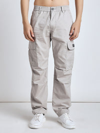 Men's New edition straight Six pockets light grey