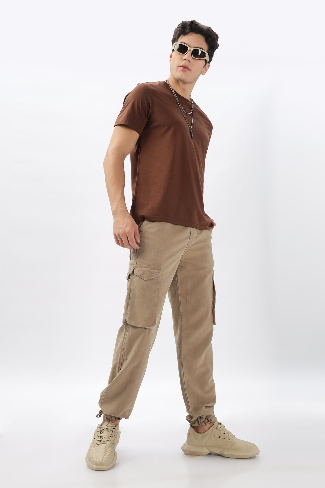 LINEN CARGO PANTS