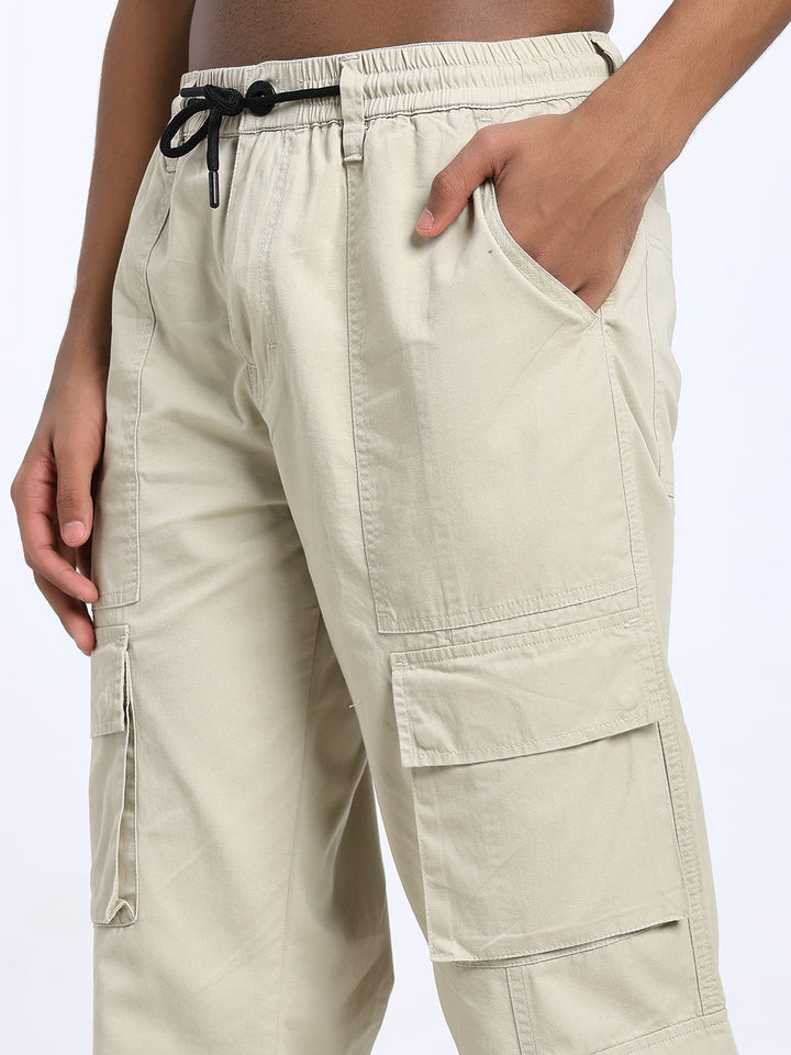 Men's Heritage Snap beige baggy cargo