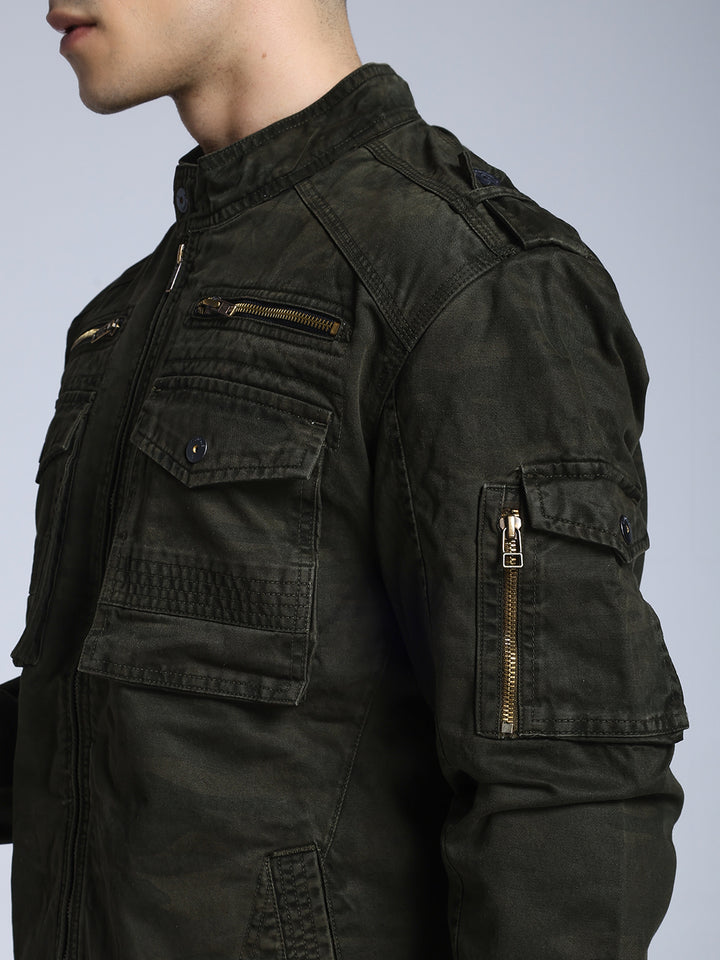 Rebel camo moto jacket