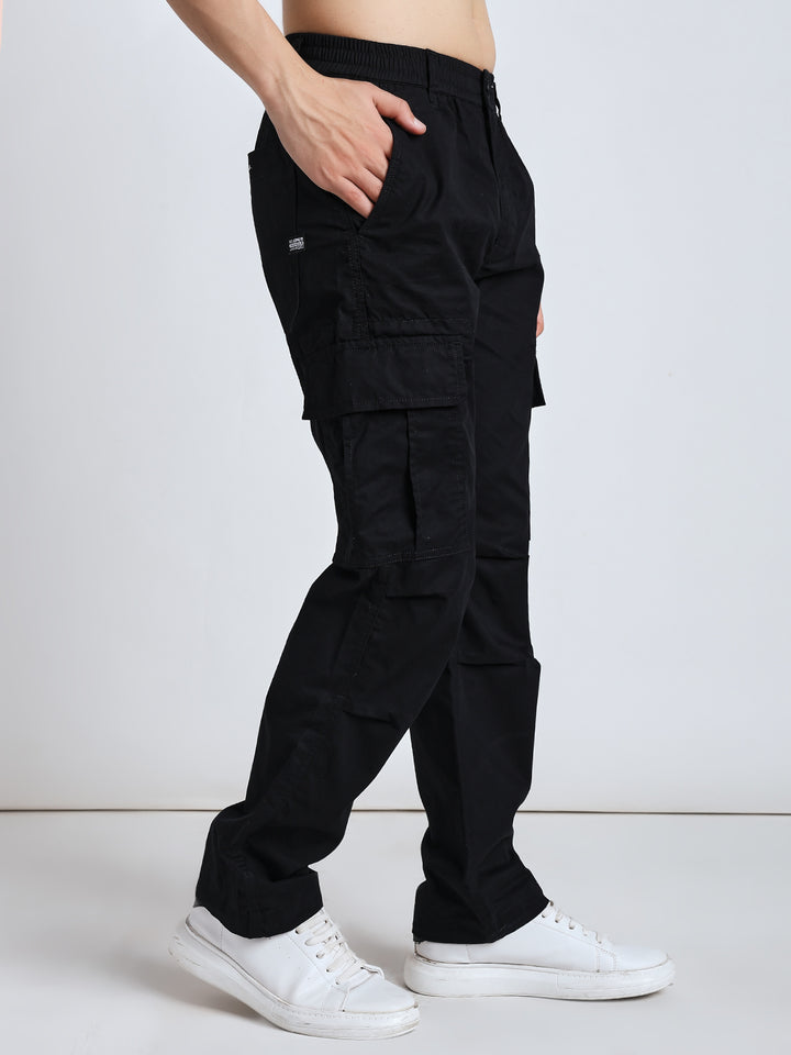 New edition Six pockets straight black