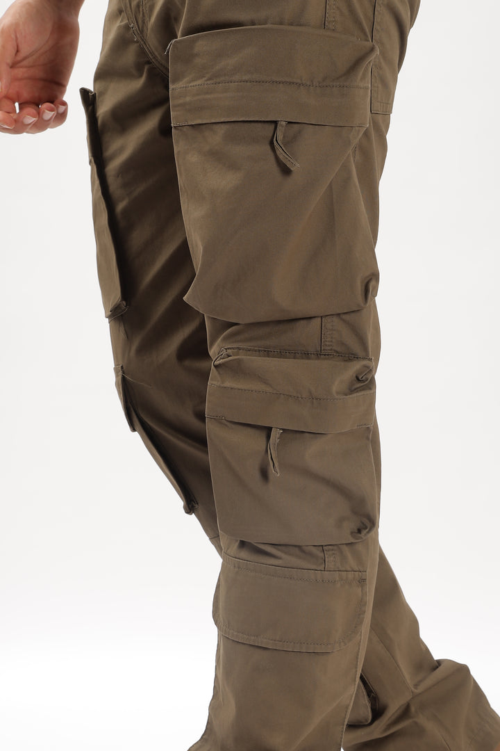 LIGHT BROWN CARGO PANTS