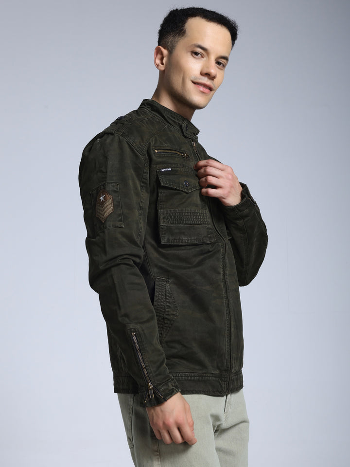 Rebel camo moto jacket