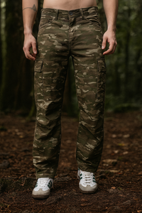 Men's Urban Edge Camouflage straight Cargo Pants – Street Style Utility