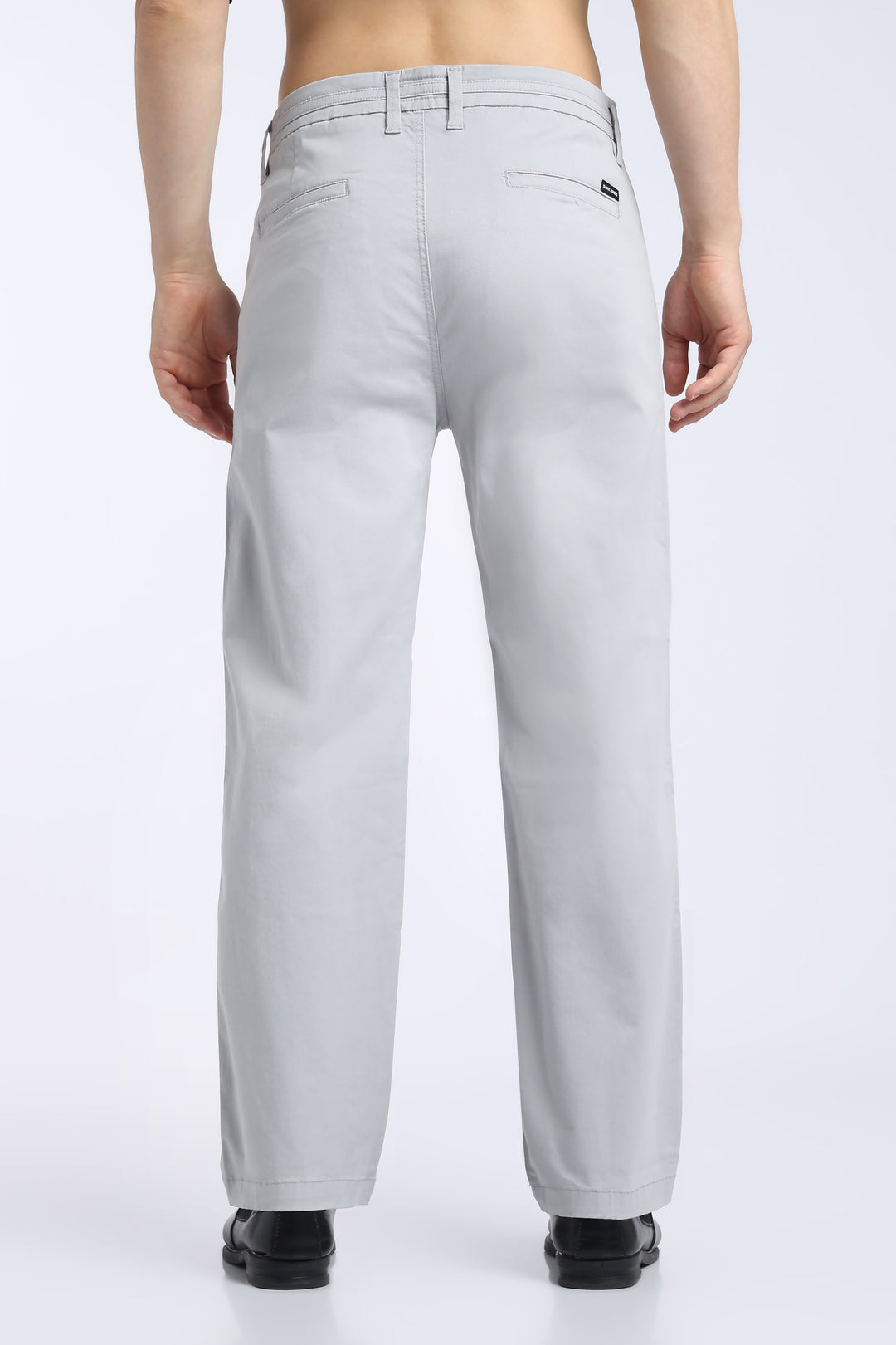 Men’s Quill Grey Relaxed Fit Straight Leg Pants