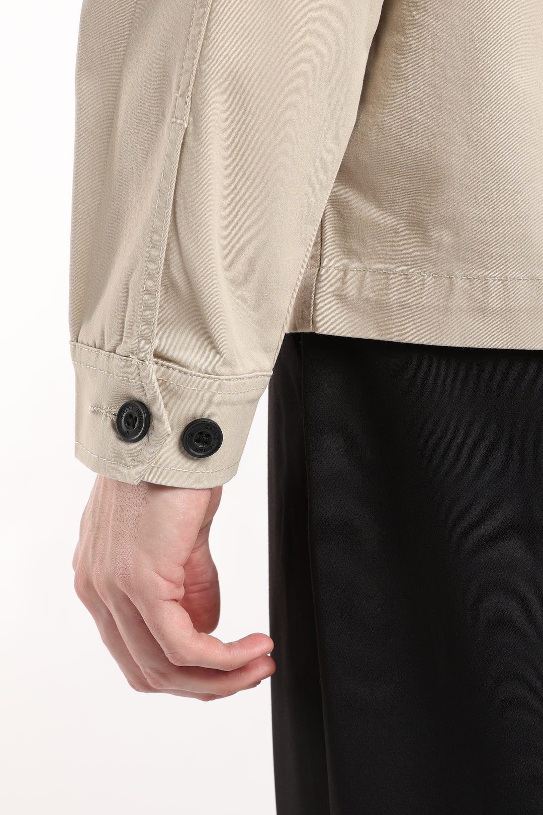 Men’s Almond Utility Zip Jacket