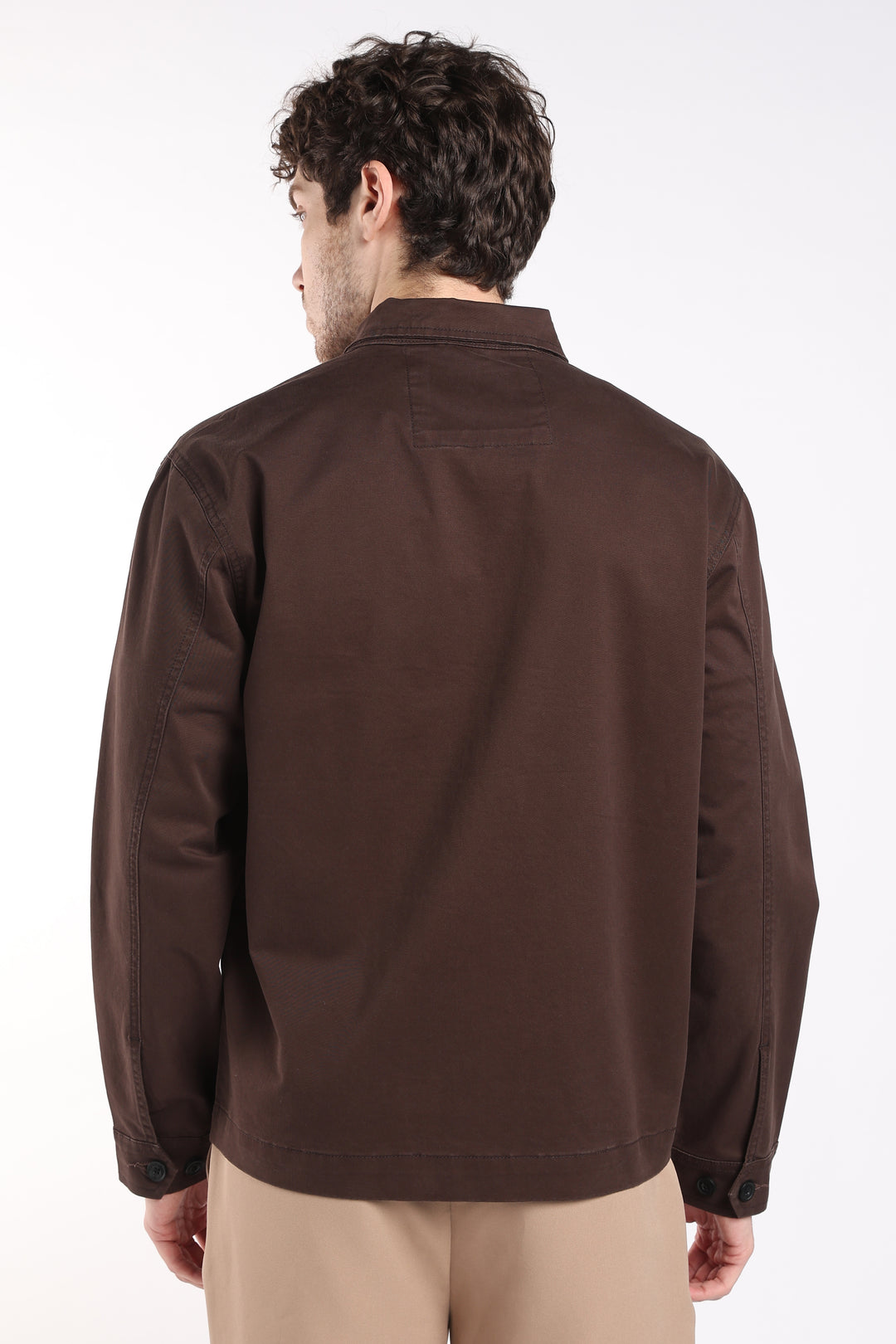 Men’s Congo Brown Utility Zip Jacket
