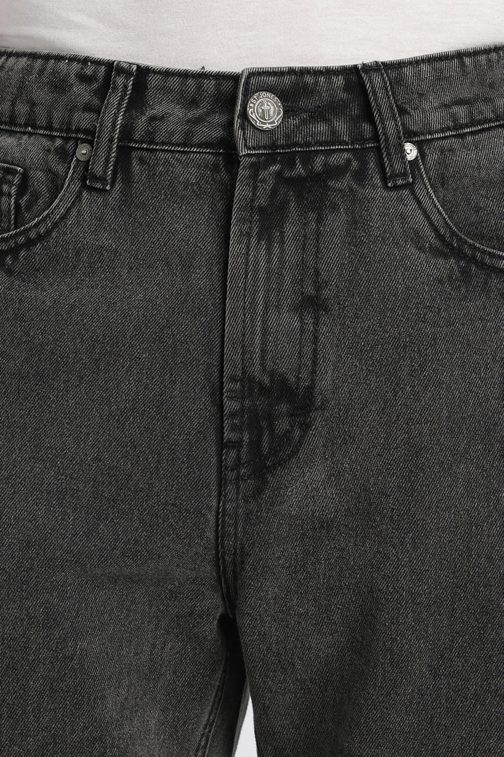Men’s Dark Grey Loose Fit Denim Jeans