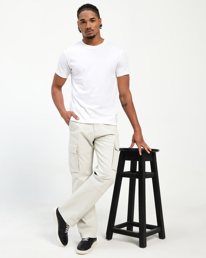 Men’s Classic Cargo Pant in Cream
