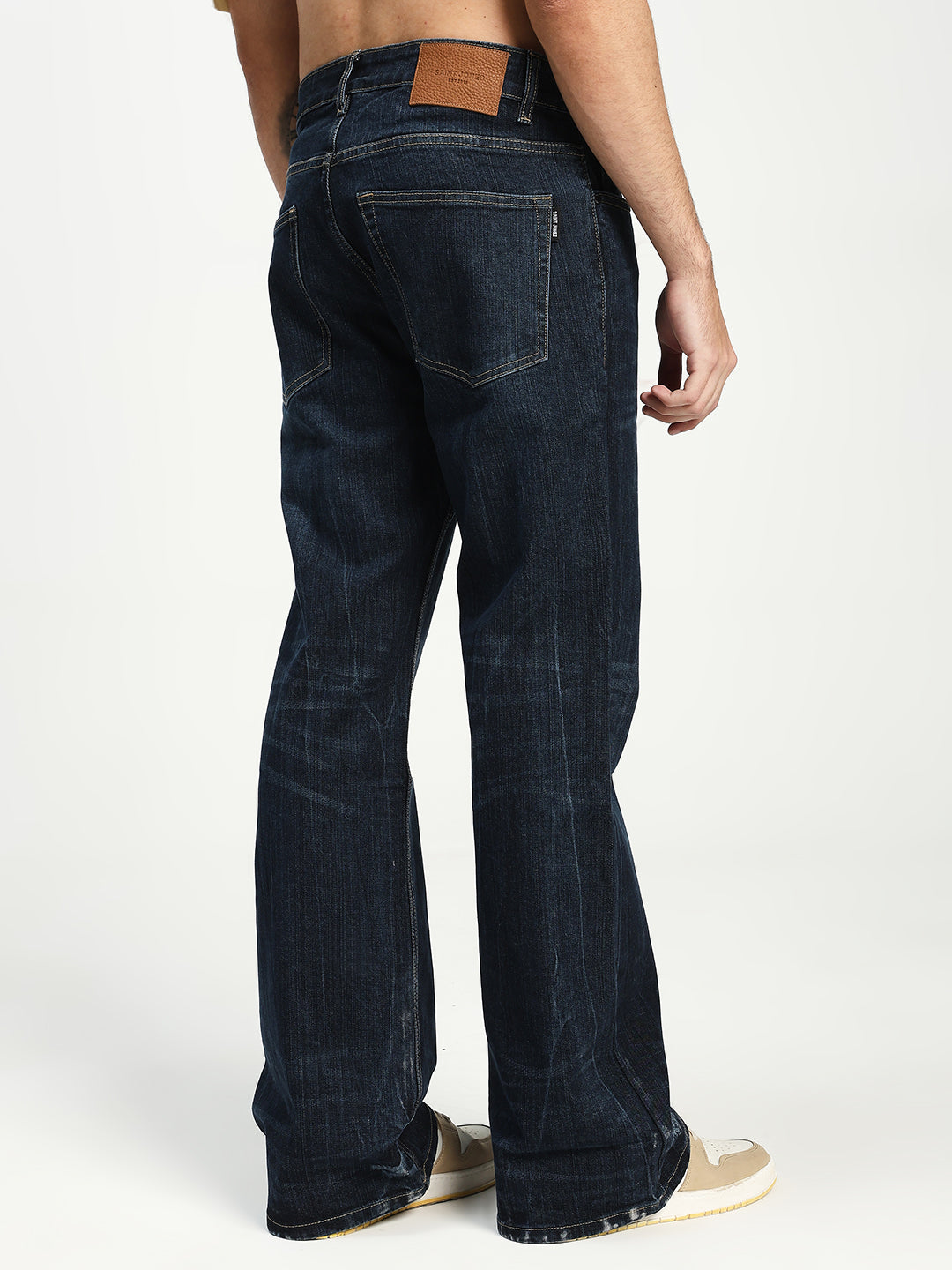 Men’s Blue Bootcut Denim Jeans
