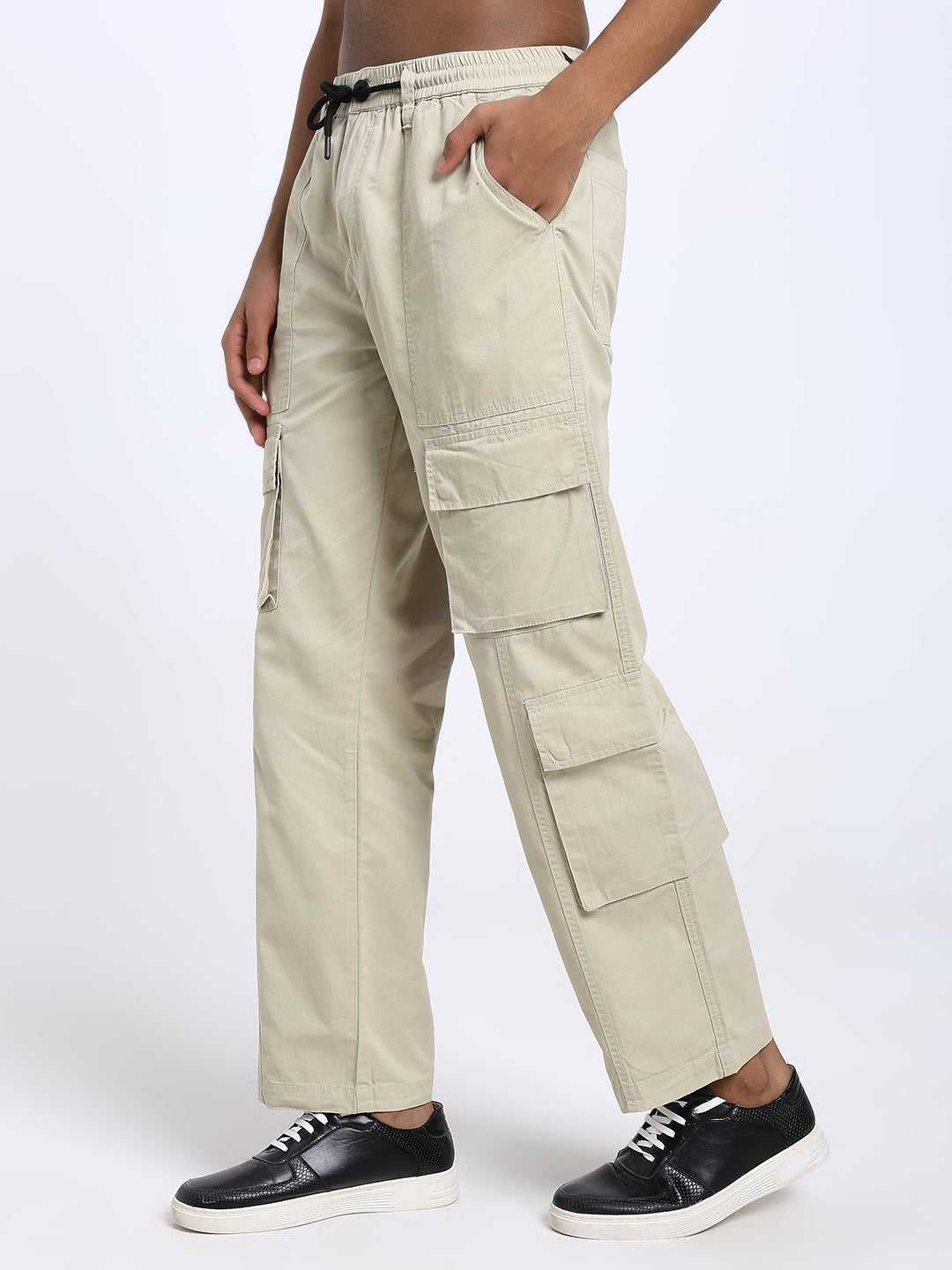Men's Heritage Snap beige baggy cargo