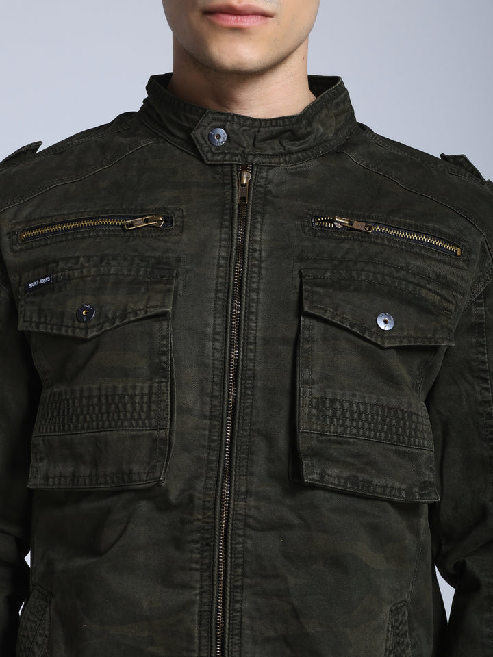 Rebel camo moto jacket