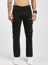 Men's Pthalo green comfort fit cargo pants
