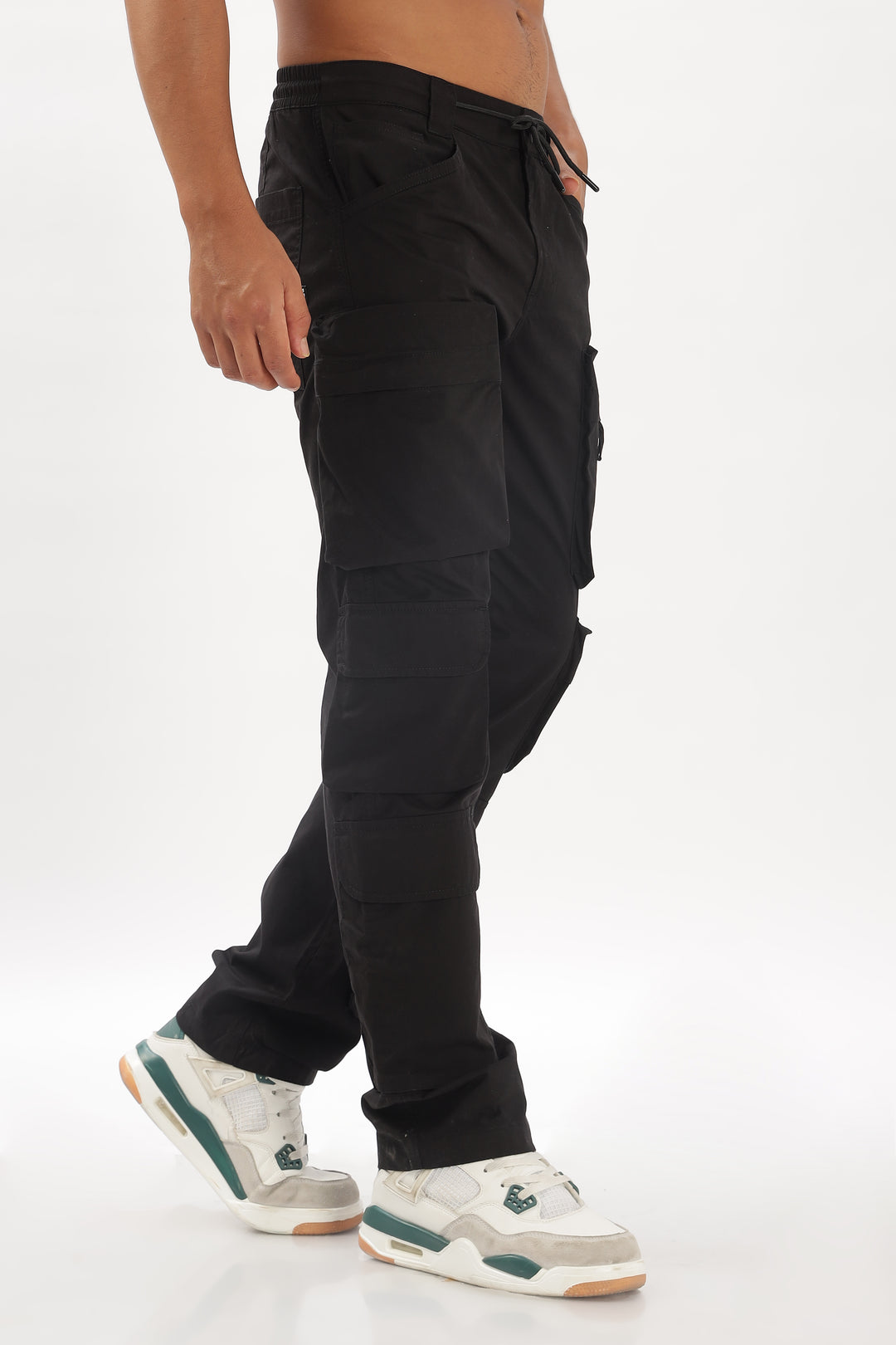 NEW BLACK CARGO PANTS