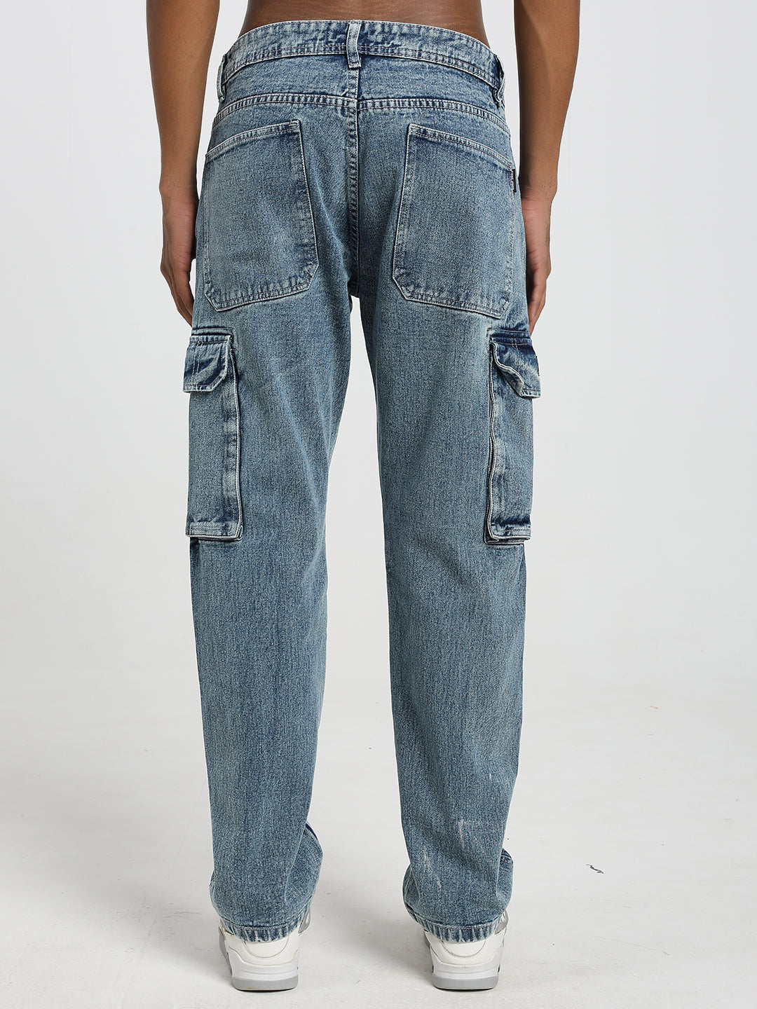 Men’s Vintage Wash Cargo Jeans