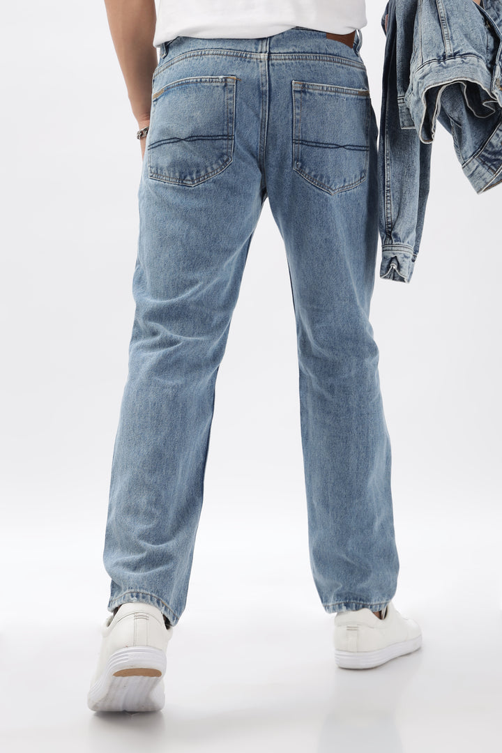 HEAVY WASH DENIM BLUE