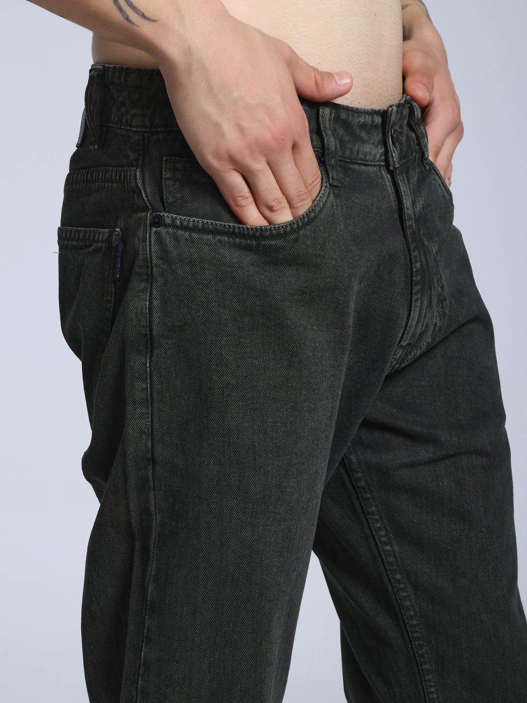 Acru green wash jeans