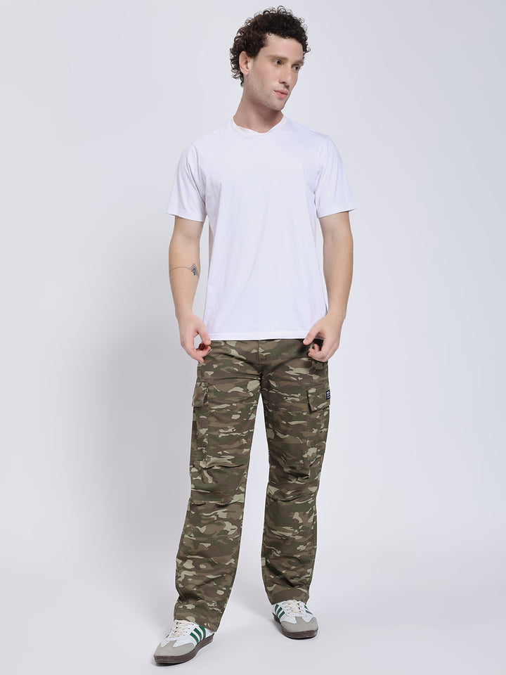Men's Urban Edge Camouflage straight Cargo Pants – Street Style Utility