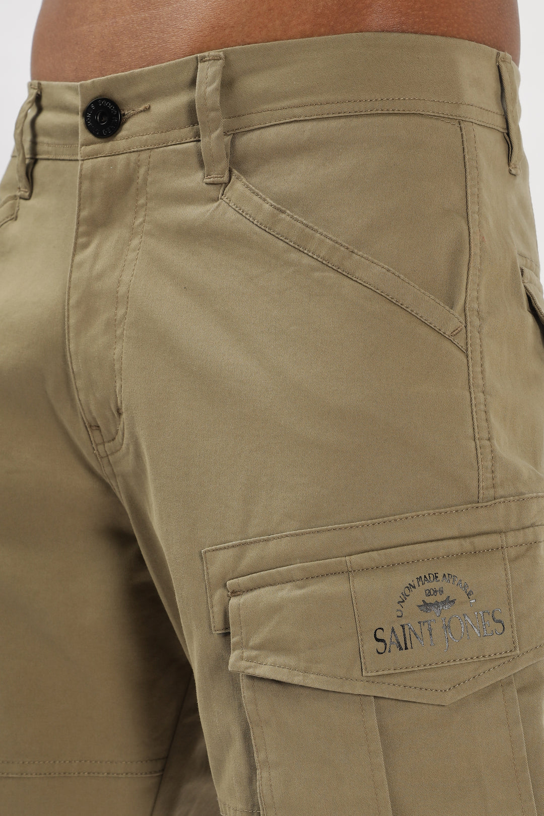 NEW BEIGE COTTON CARGO 6-POCKETS