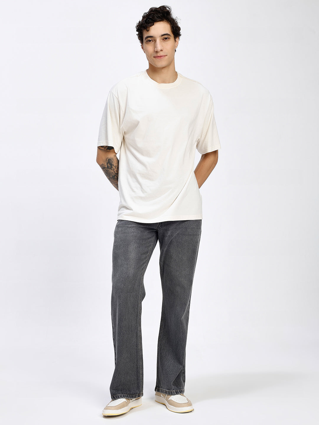 Grey black Vintage Bootcut Jeans