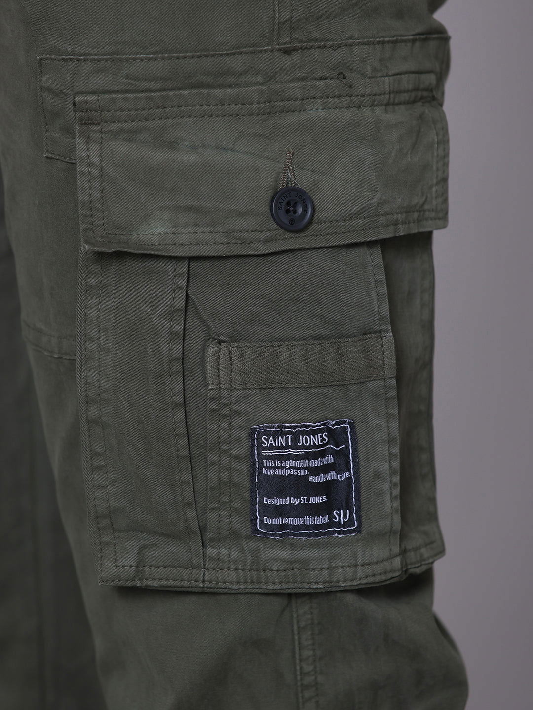 7 Pockets Cargo-Dark Green - St.Jones