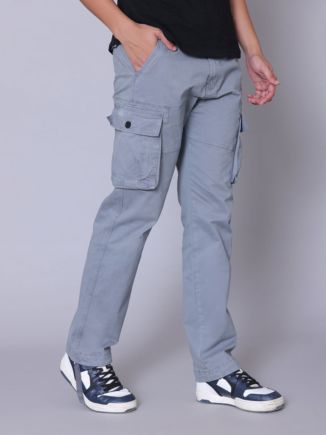 7 Pockets Cargo-Light Grey - St.Jones