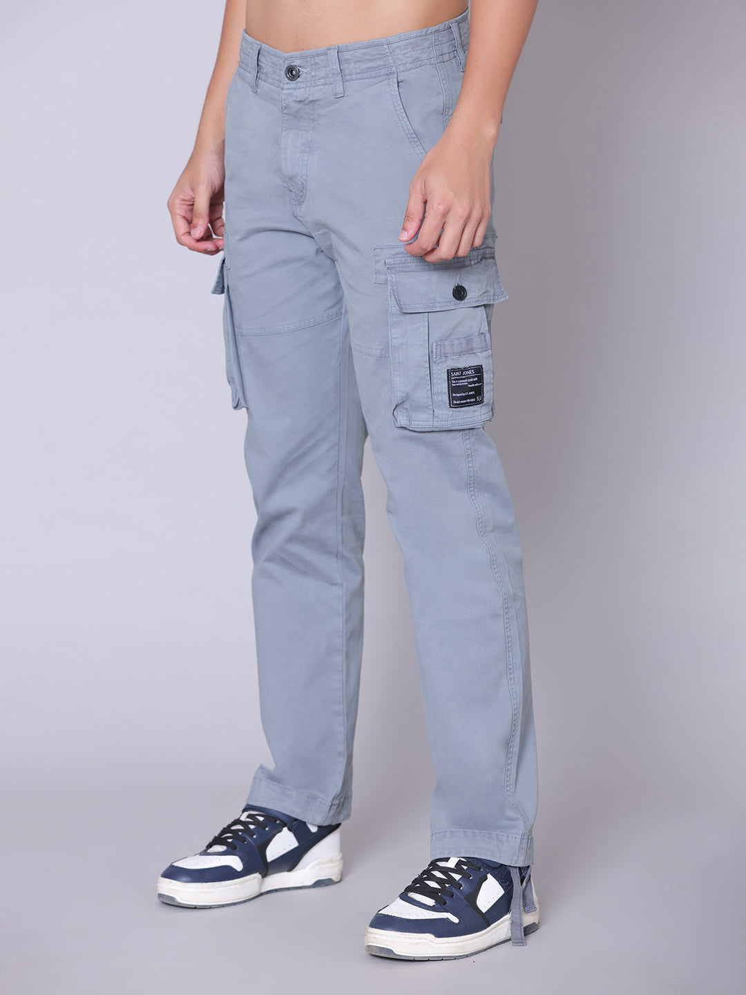 7 Pockets Cargo-Light Grey - St.Jones