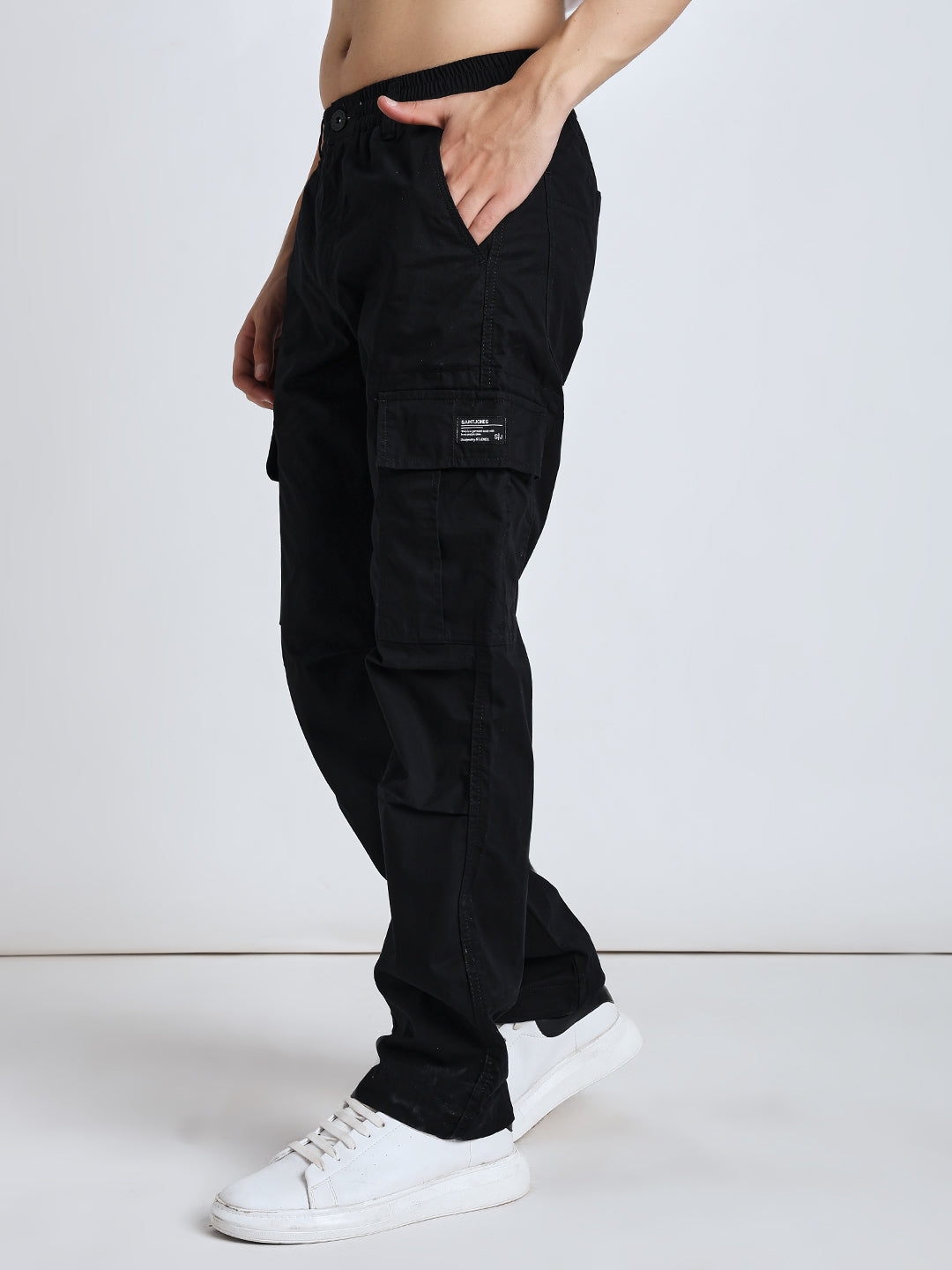 New edition Six pockets straight black