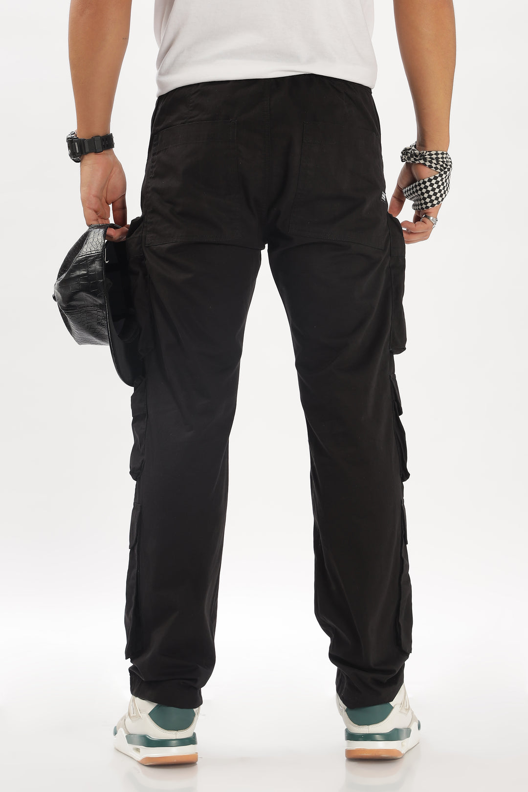 NEW BLACK CARGO PANTS