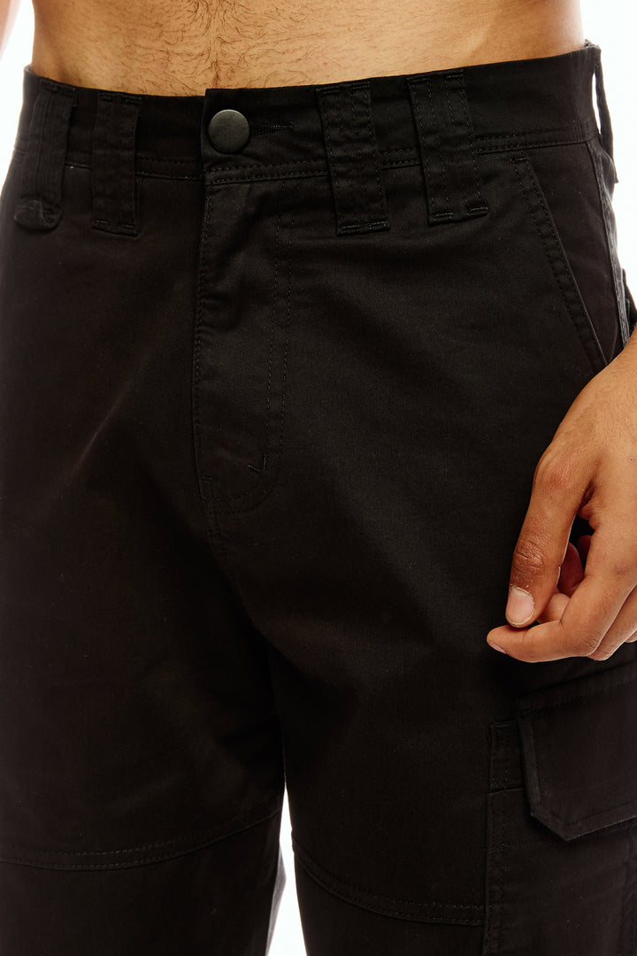 Men's Dark brown Cargo Pants Relaxed Fit