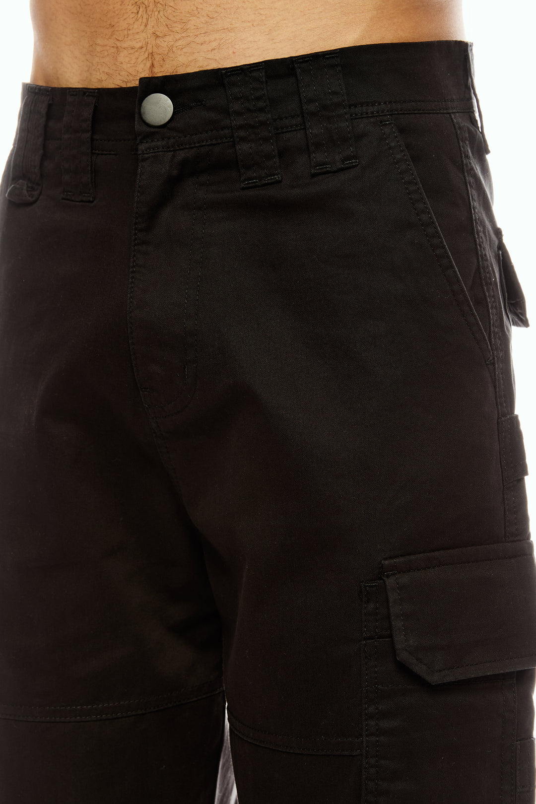 Men's Dark brown Cargo Pants Relaxed Fit