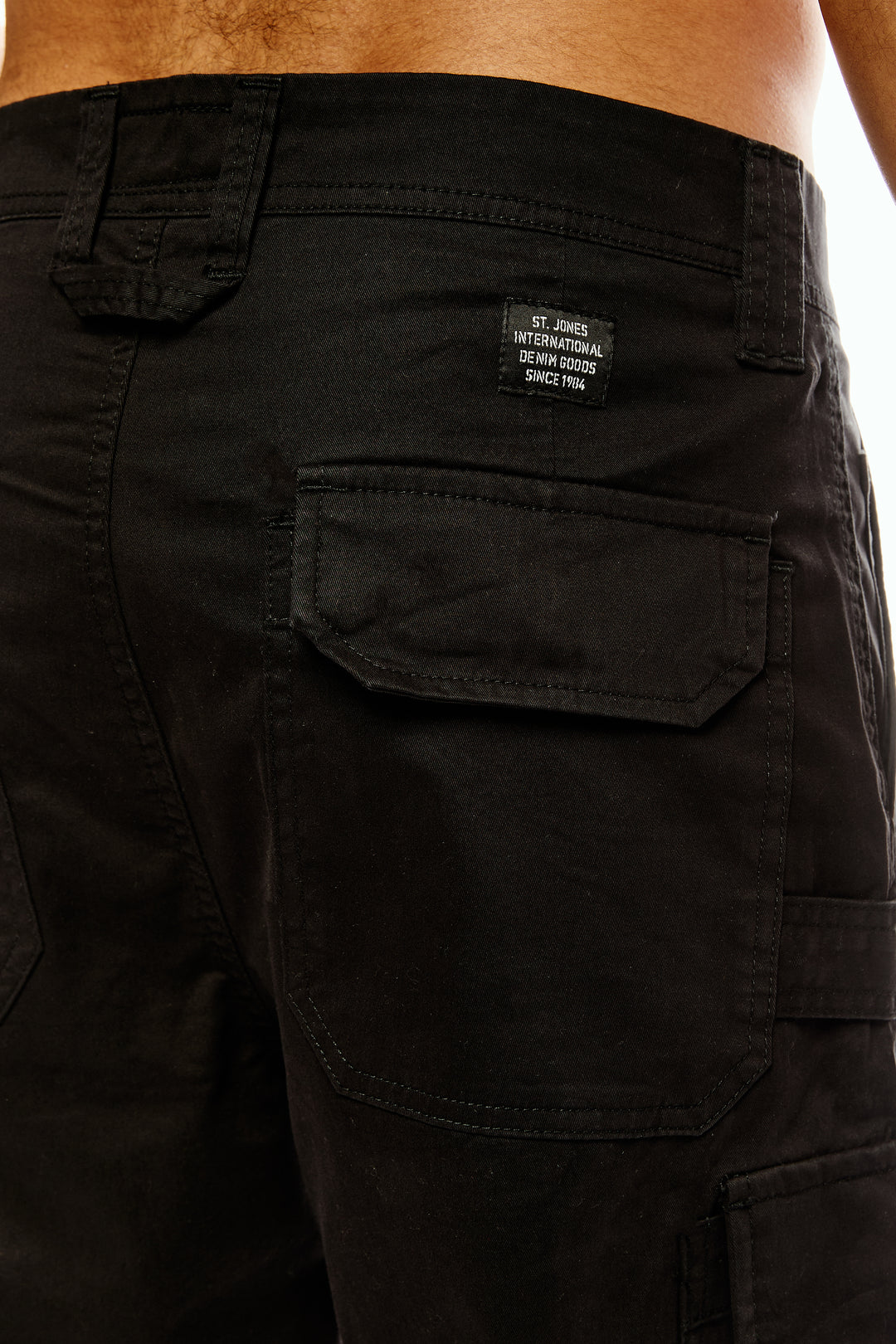 Men's Dark brown Cargo Pants Relaxed Fit