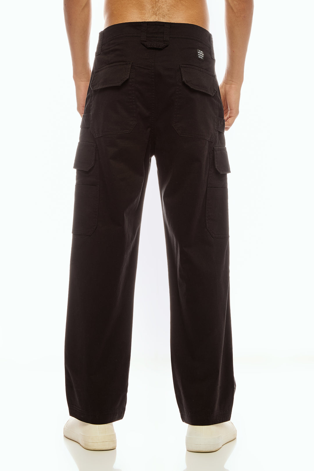 Men's Dark brown Cargo Pants Relaxed Fit