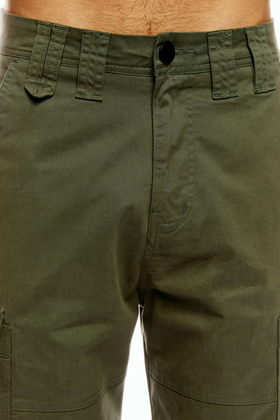 Men's Green Cargo Pants Relaxed Fit