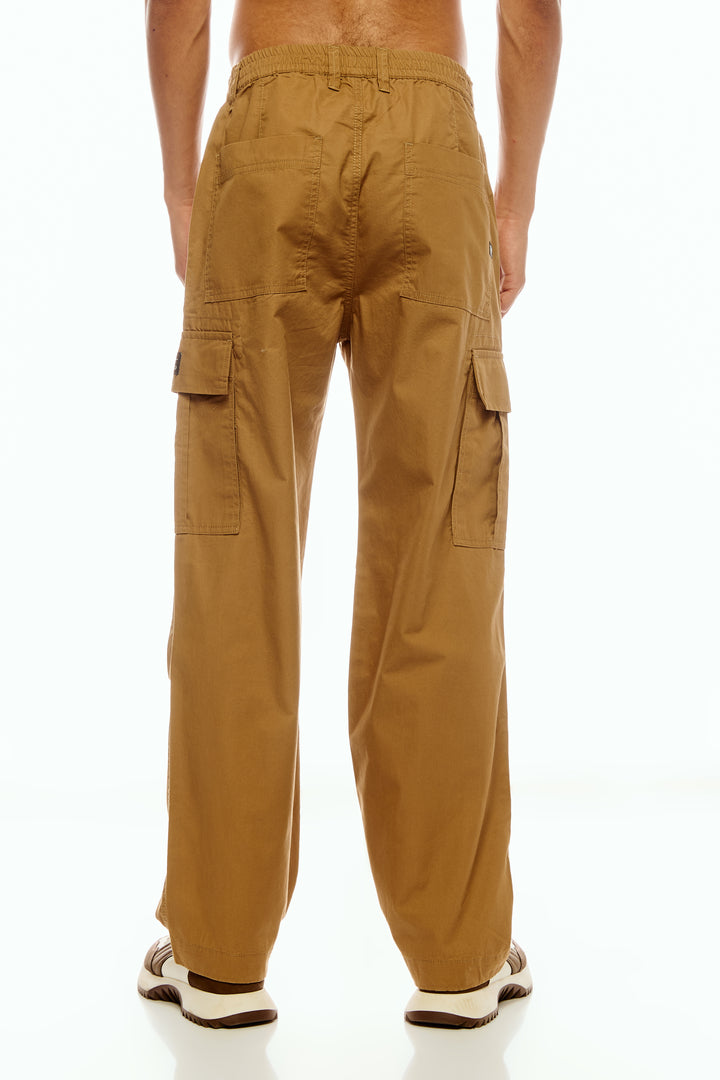 Men's Camel Brown Baggy Cargo