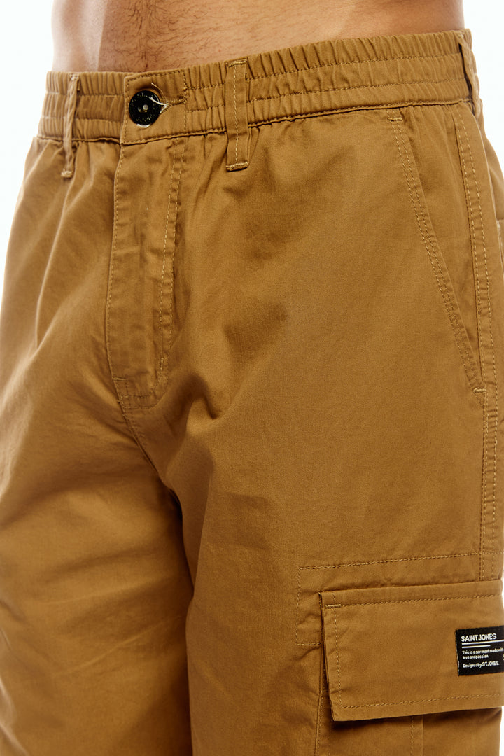 Men's Camel Brown Baggy Cargo