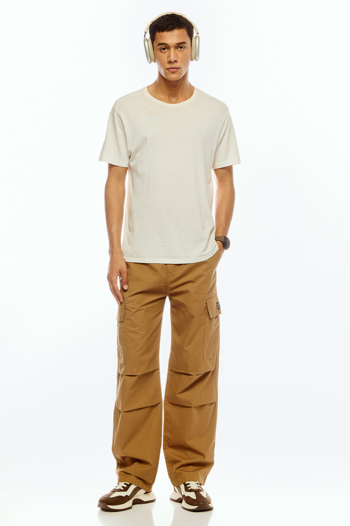 Men's Camel Brown Baggy Cargo