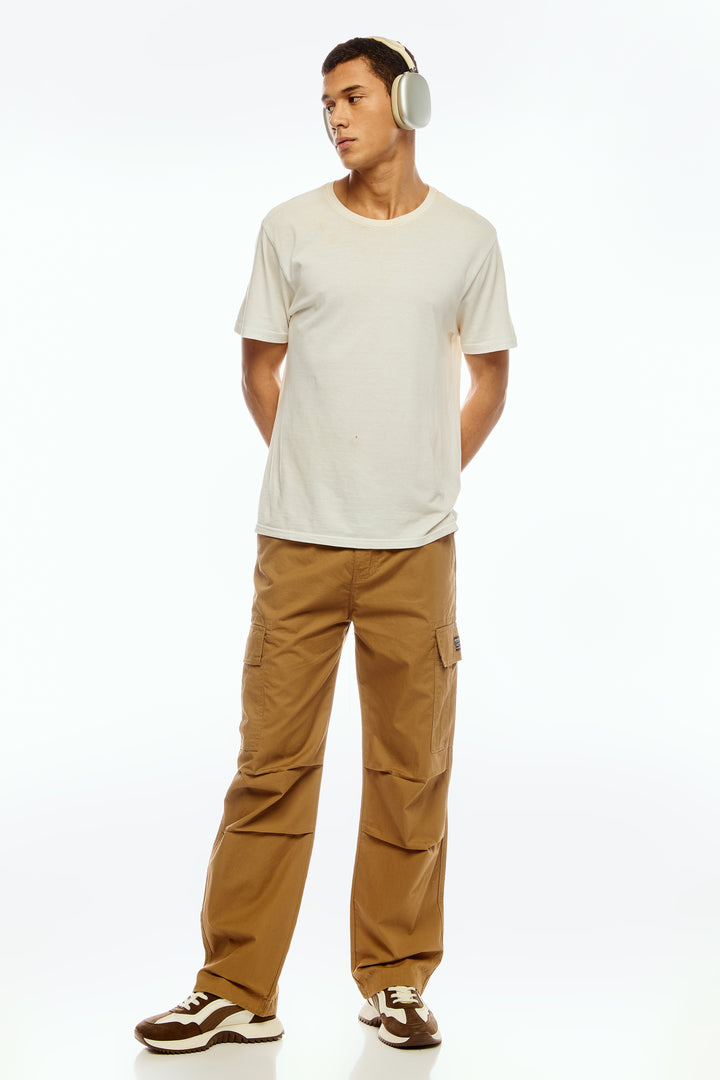 Men's Camel Brown Baggy Cargo