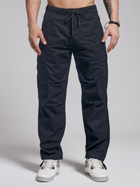 Men’s Black Lightweight Straight Cargo Pant