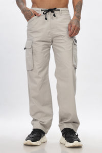 Men's Light grey straight cargo