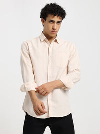 Men's Pale pink linen shirt