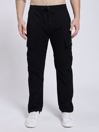 Men's Black Six Pocket Cargo Comfort Fit