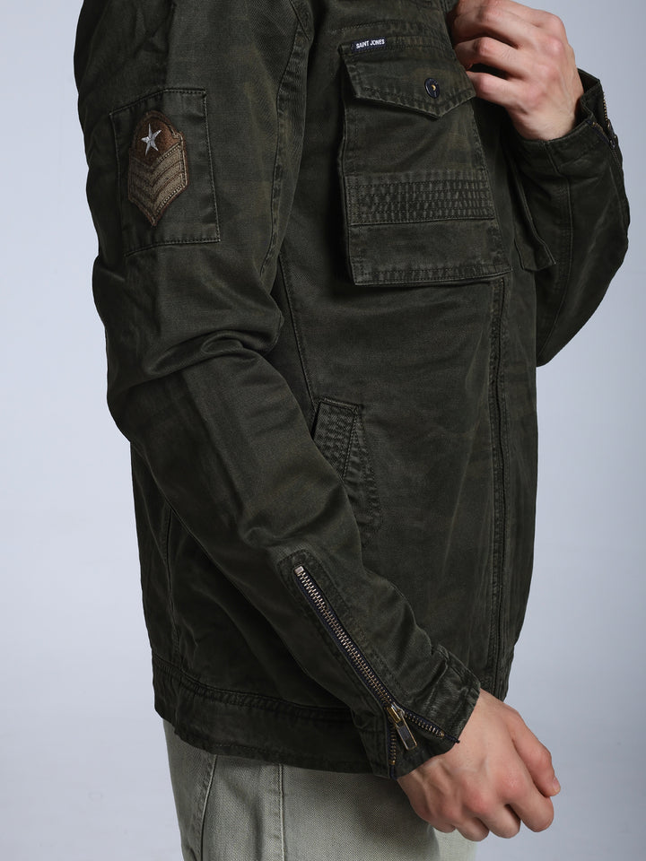 Rebel camo moto jacket