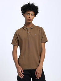 Men's Brown Polo T-Shirt