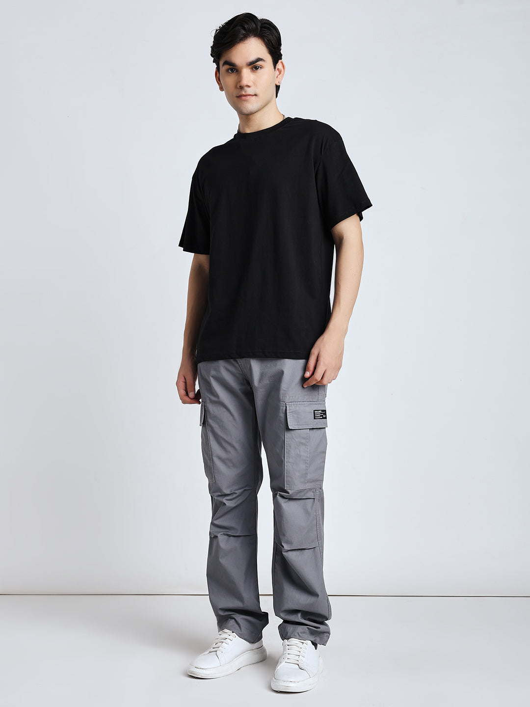 New edition straight fit Six pockets slate grey