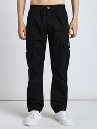 Men's New edition Six pockets straight black