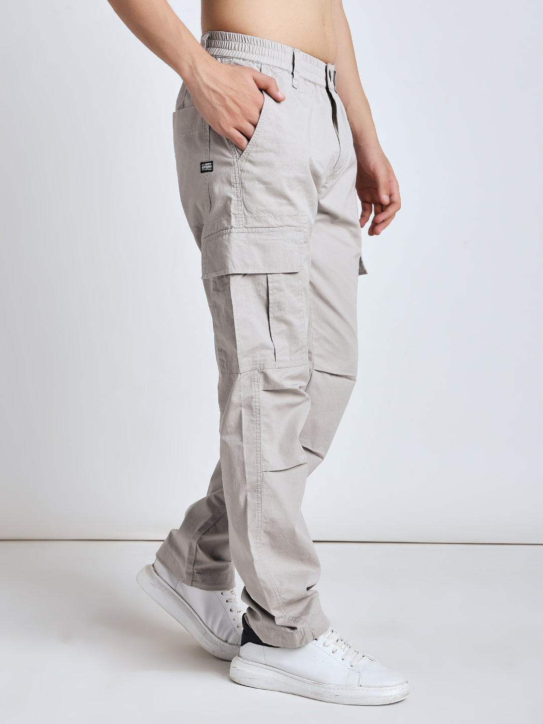 New edition straight Six pockets light grey